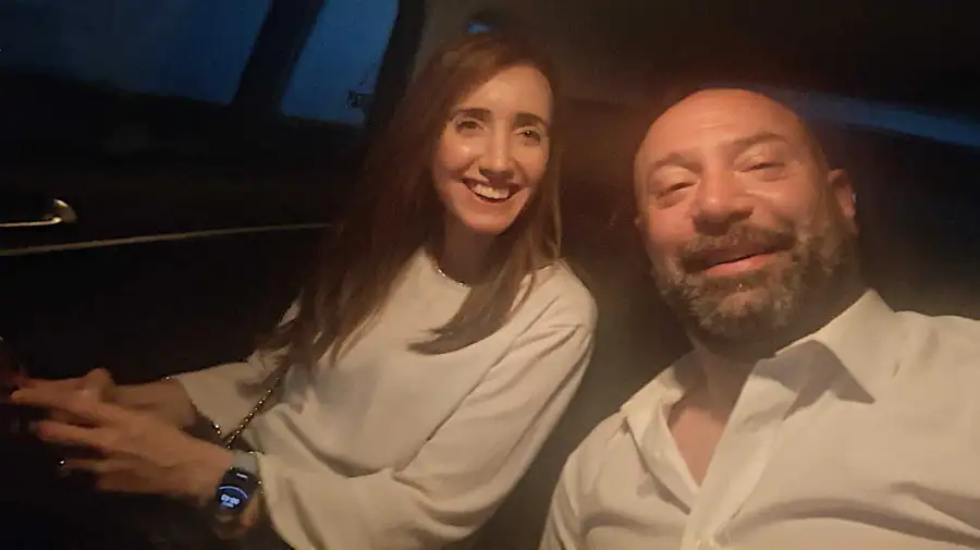 Diego Spagnuolo junto a Victoria Villarruel 20250821