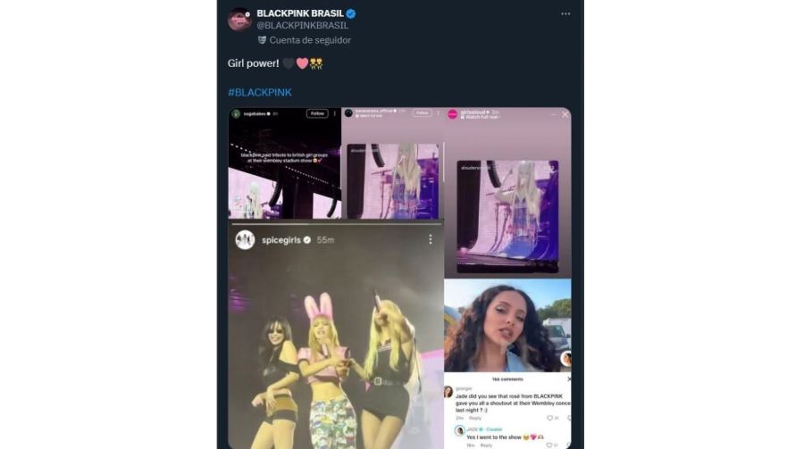 Girs Aloud, Bananarama, Little Mix, Spice Girls y Sugarbabes apoyan a BLACKPINK