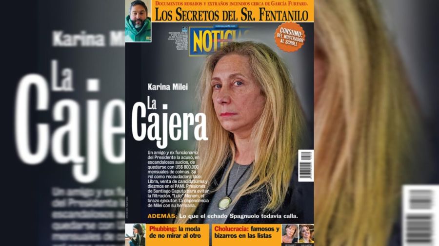 Karina Milei, la cajera