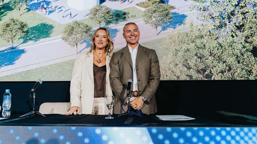 Mendé y Jiménez en el domo 21