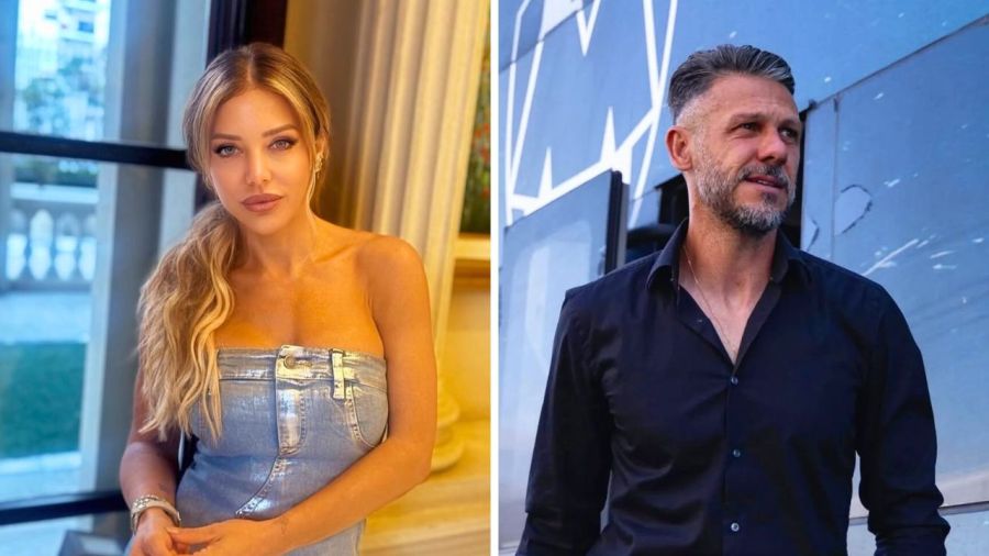 Evangelina Anderson y Martín Demichelis