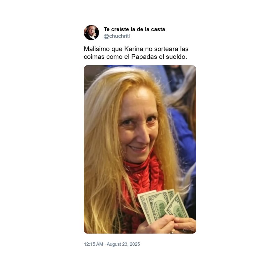 Meme contra Karina Milei 3