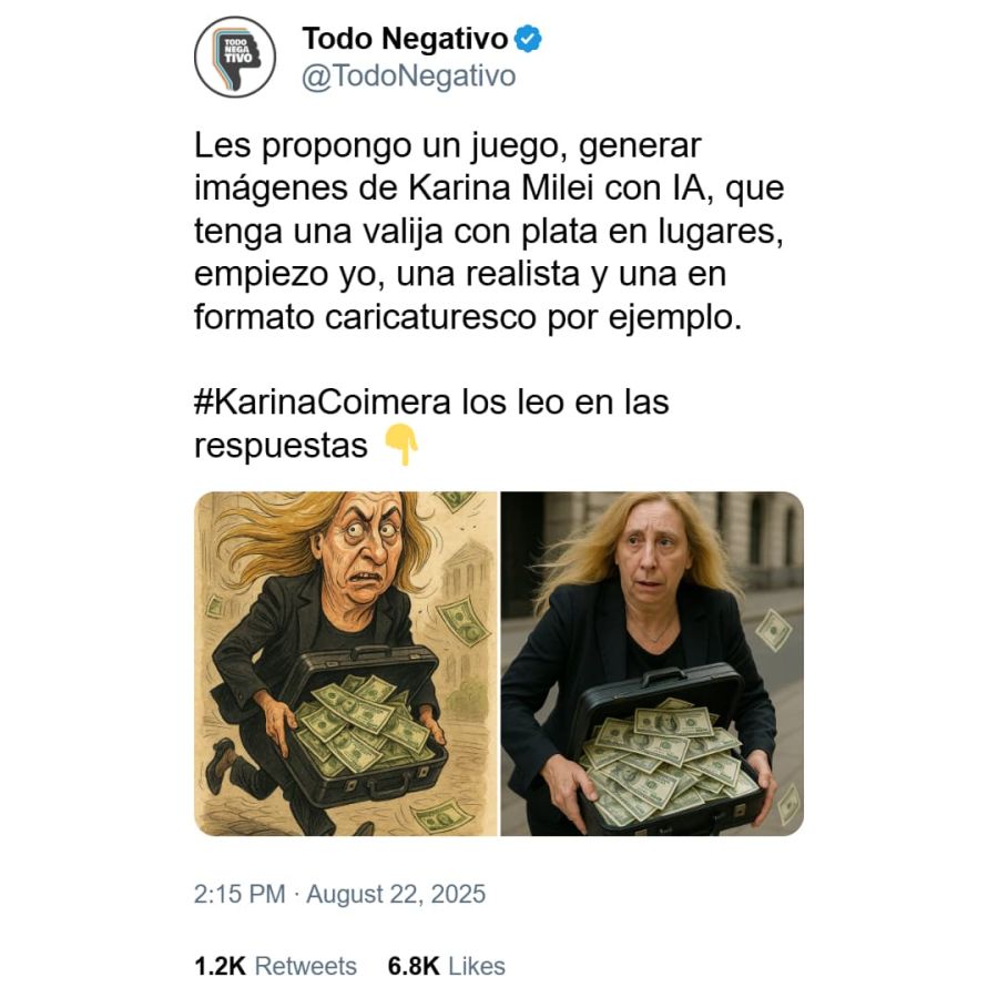 Meme contra Karina Milei 7