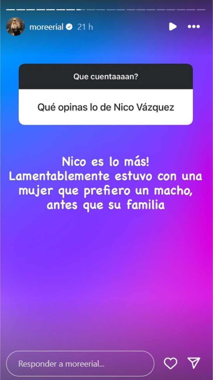 Morena Rial contra Gime Accardi