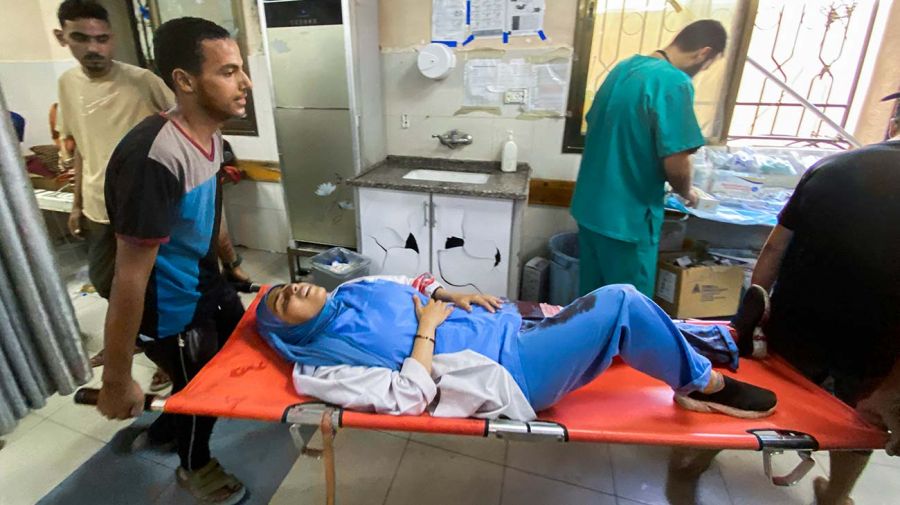 Ataque de Israel al hospital Nasser en Khan Yunis, al sur de Gaza 25082025