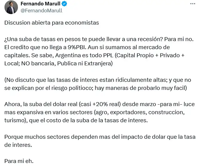 ¿La suba de tazas llevan a una recesión? 25082025