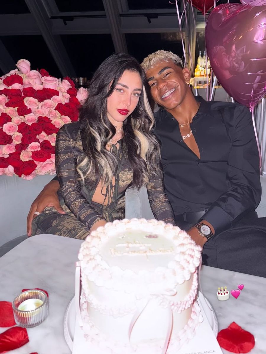 Lamine Yamal y Nicki Nicole