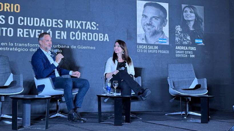 Lucas Salim en la Expo Real Estate