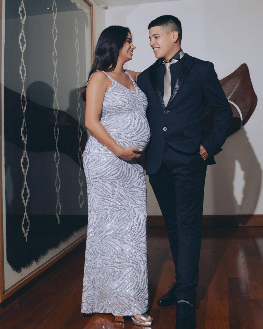 Daniela Celis y Thiago Medina