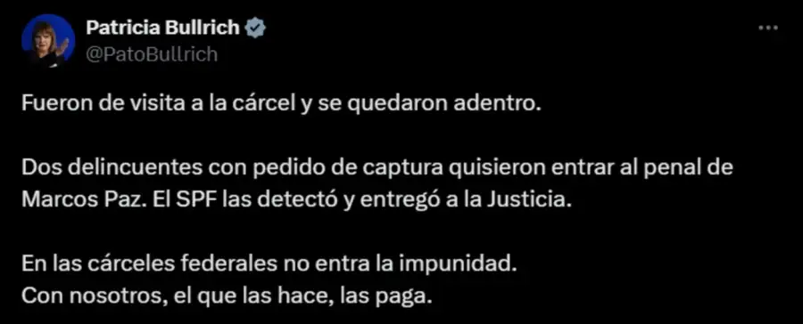 Dos prófugas detenidas cuando visitaron a presos 20250826