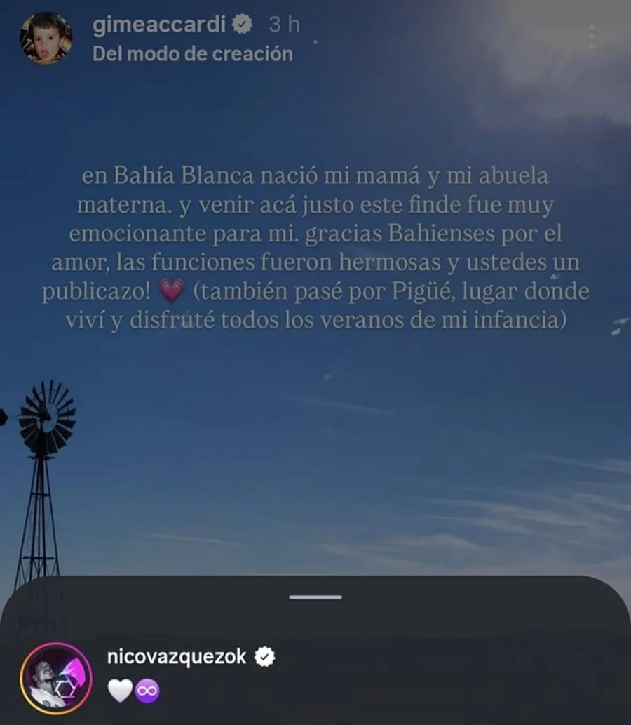 Nico Vázquez y Gimena Accardi