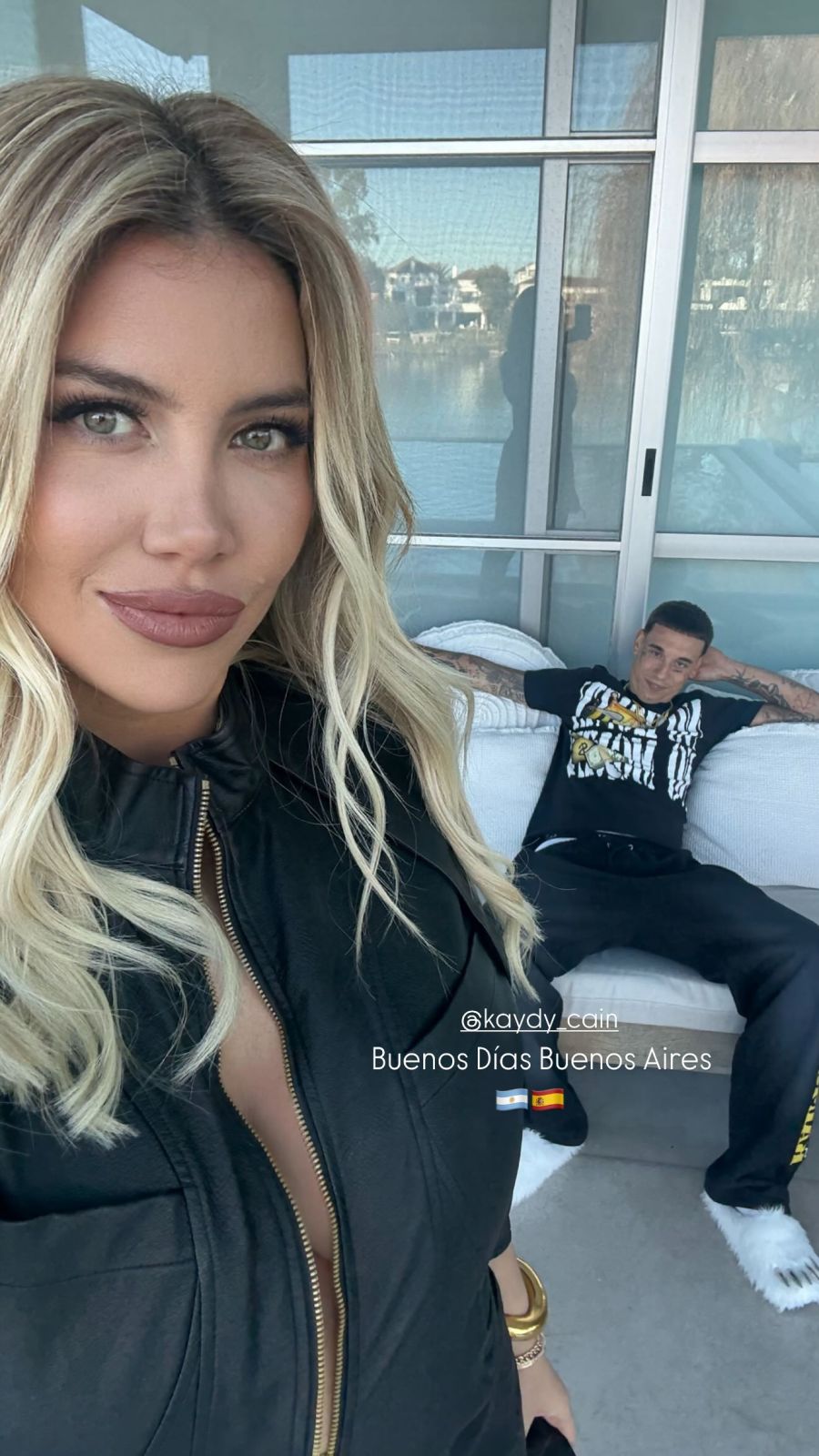 WANDA NARA Y KAYDY CAIN