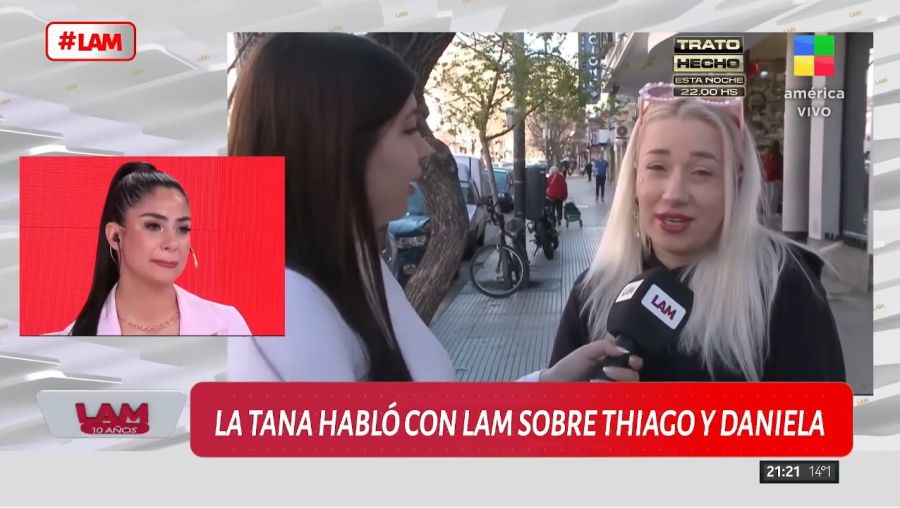 Daniela Celis y La Tana Fenocchio sobre Thiago Medina