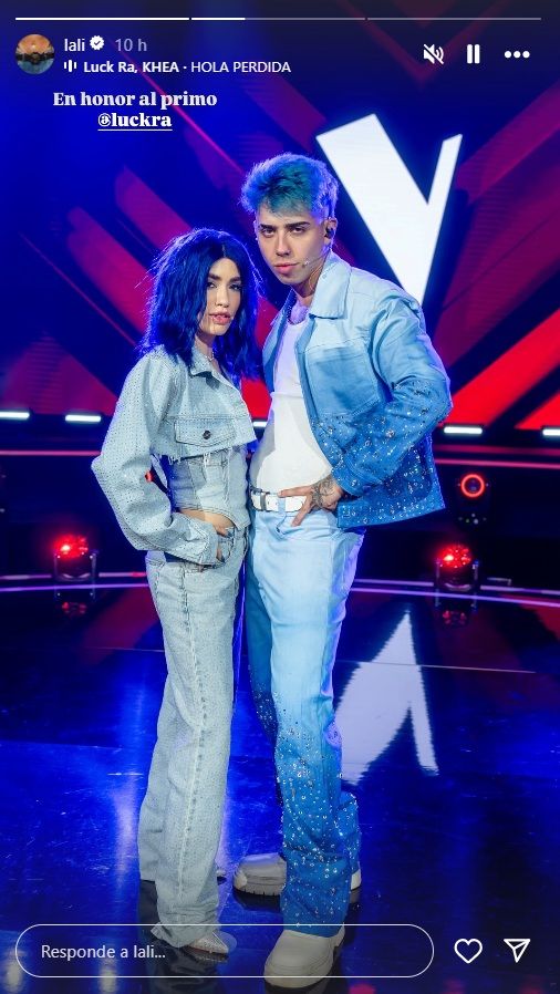 Lali Espósito y Luck Ra