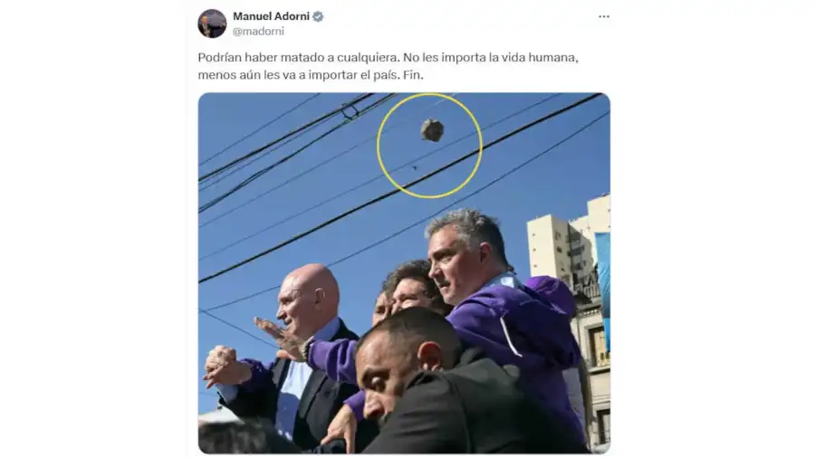 Manuel Adorni X 20250827