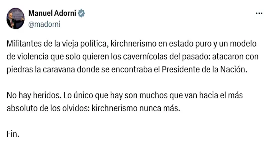 Milei en Lomas de Zamora X en apoyo por la agresión 20250827