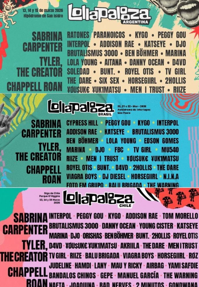 Katseye en Lollapalooza Argentina, Chile y Brasil 2026