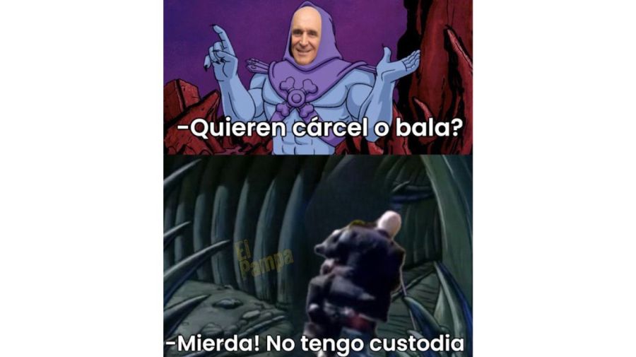 Las redes sociales estallaron de memes de José Luis Espert escapando en moto de Lomas de Zamora