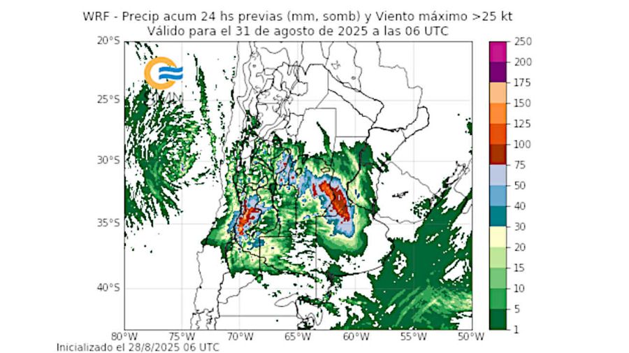 Servicio Meteorologico Nacional 20250828