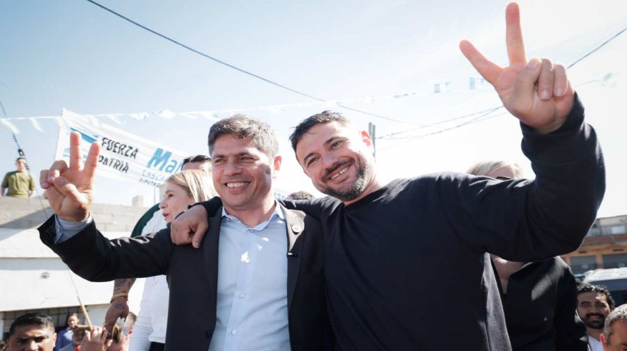 Axel Kicillof, Juan Grabois campaña bonaerense 20250829