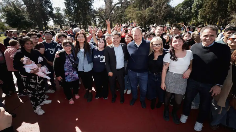 Axel Kicillof, Juan Grabois campaña bonaerense 20250829