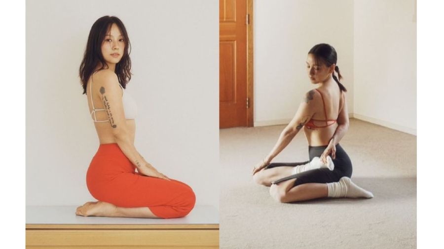 Lee Hyori yoga