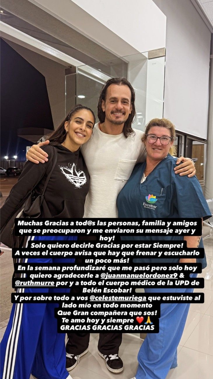 La salud de Christian Sancho