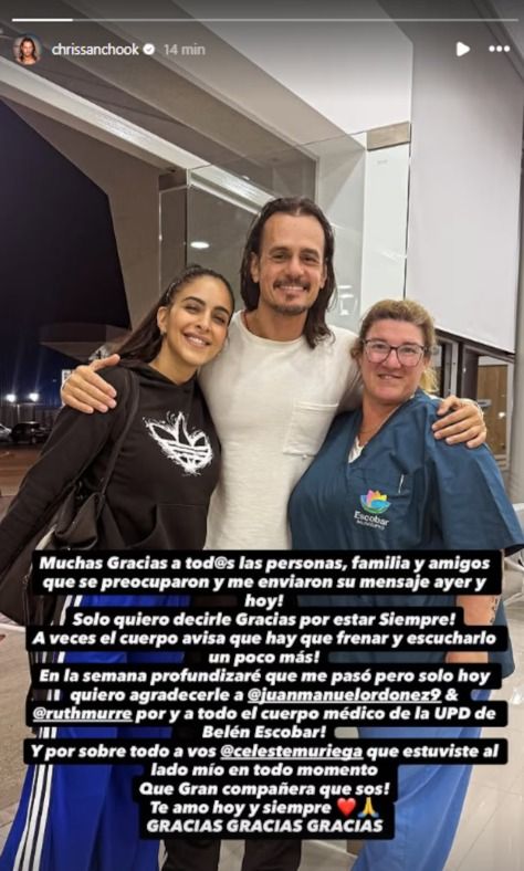 Celeste Muriega y Christian Sancho