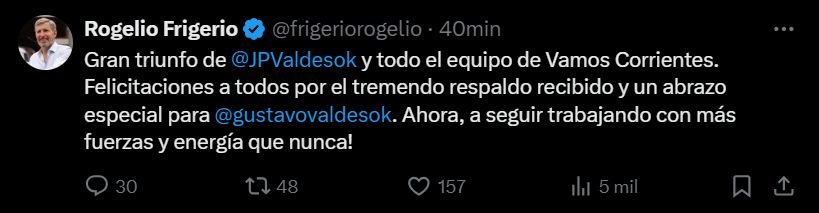 Gobernadores festejaron el triunfo de Juan Pablo Valdés 20250831