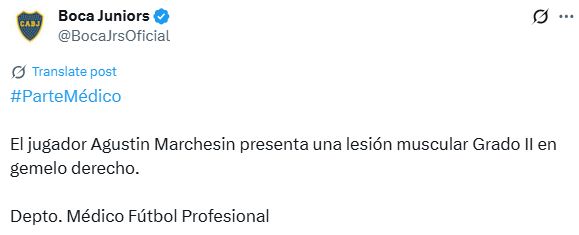 Lesión Marchesín