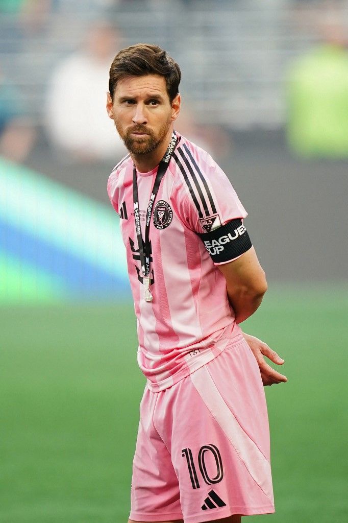Lionel Messi en la final de la Leagues Cup