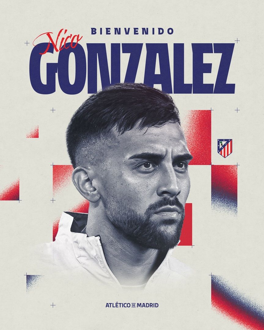 Nico González en Atlético de Madrid