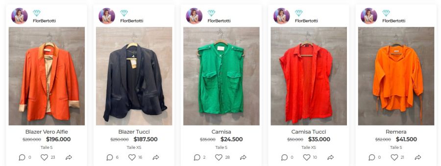 Ropa Florencia Bertotti