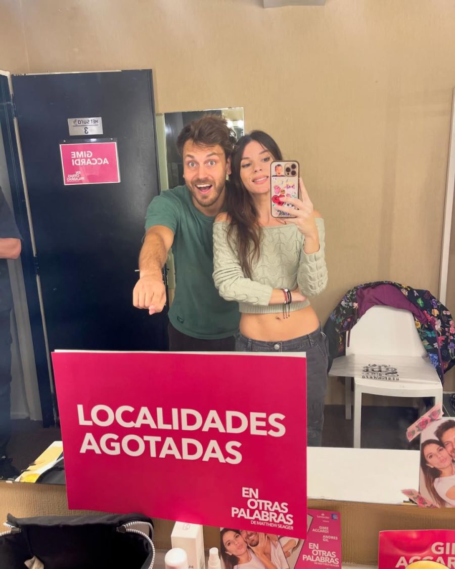 Gimena Accardi, Andrés Gil