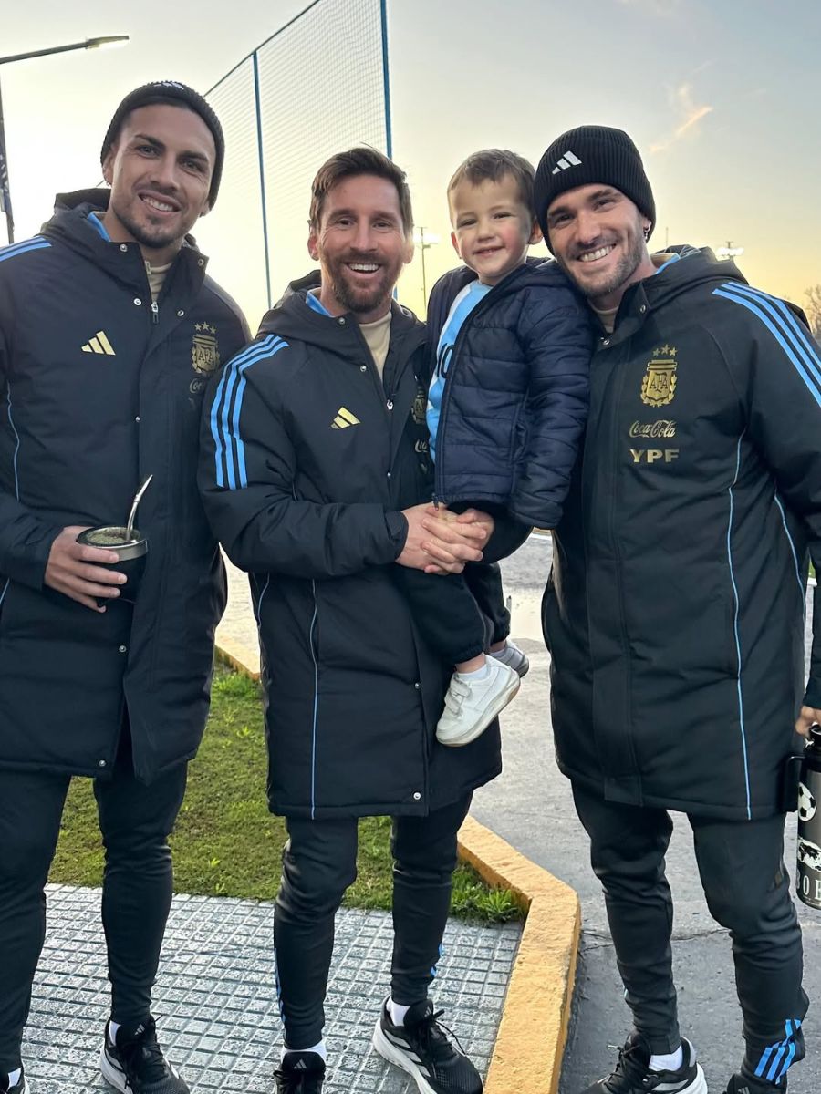 MESSI Y LUCA CUBERO