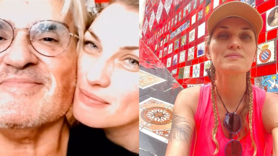 Roberto Pettinato y su novia
