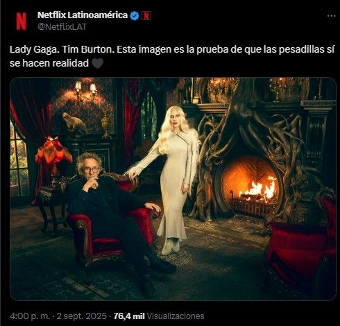 Lady Gaga y Tim Burton