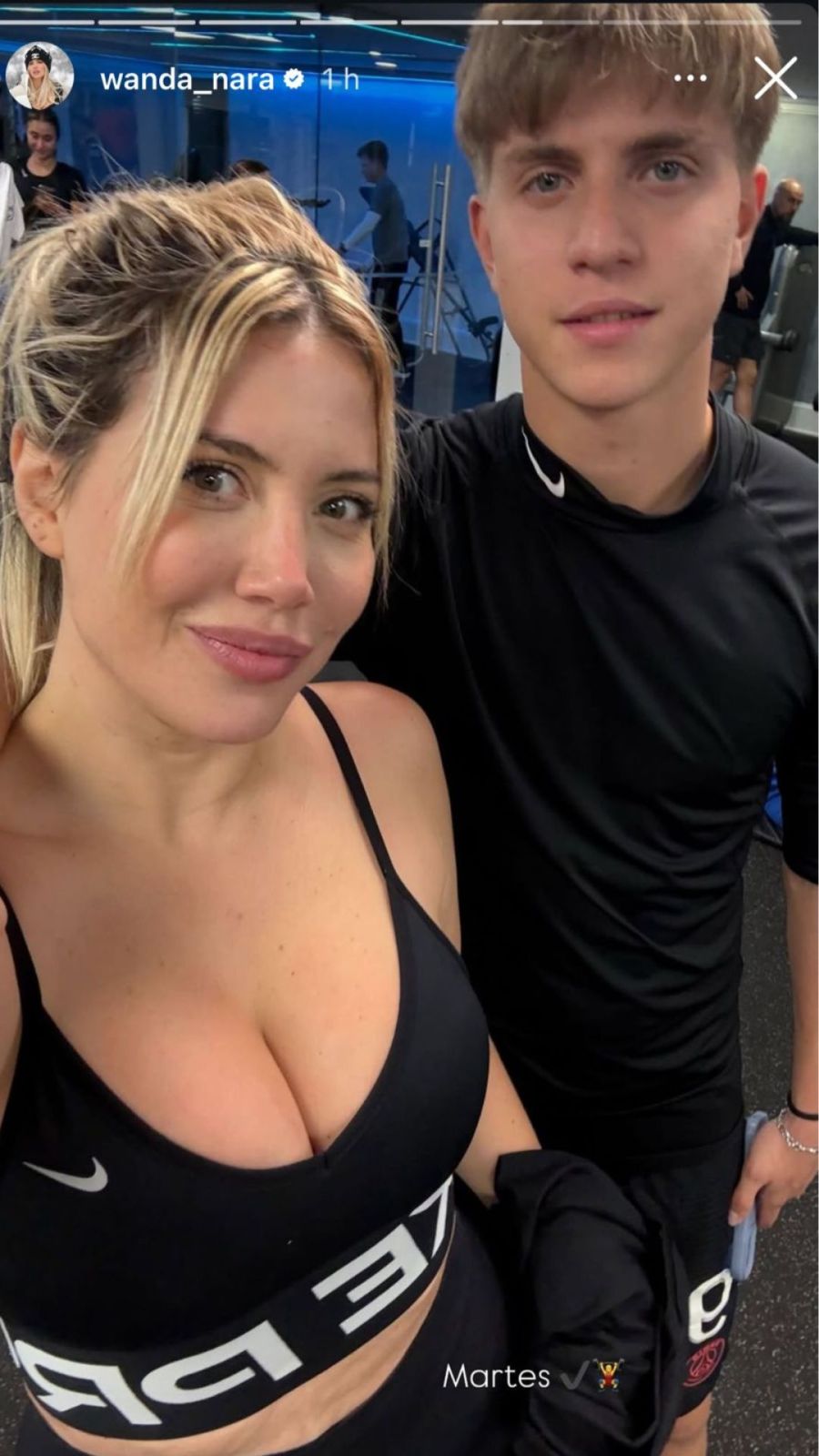 Wanda Nara regresó a Argentina