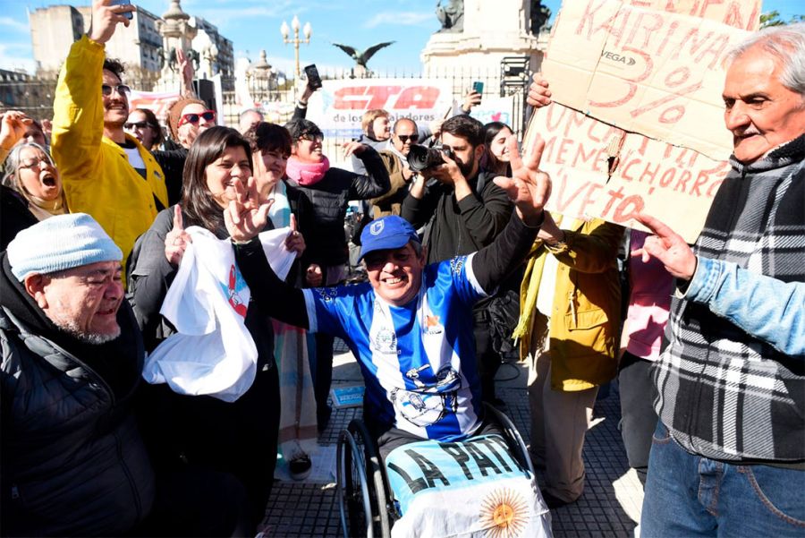 Festejos Plaza Congreso Veto Discapacidad 04092025