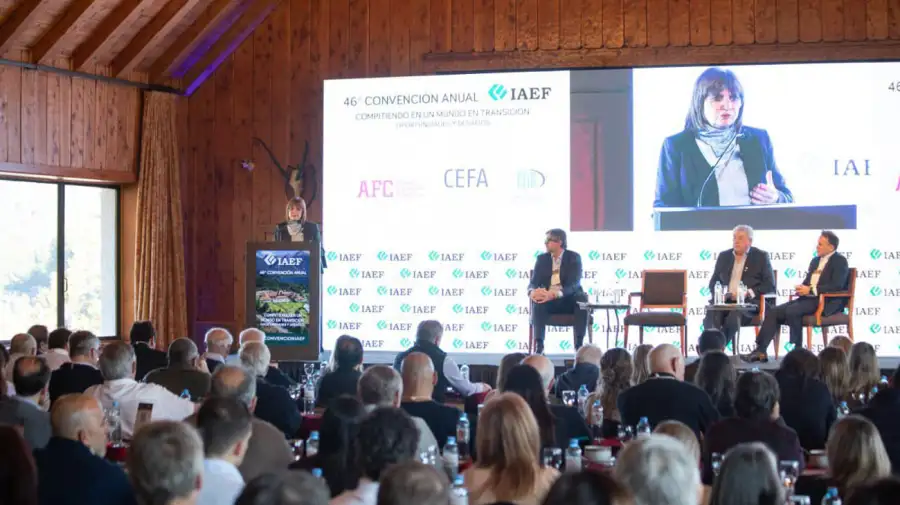 Patricia Bullrich en un encuentro con empresarios 04092025