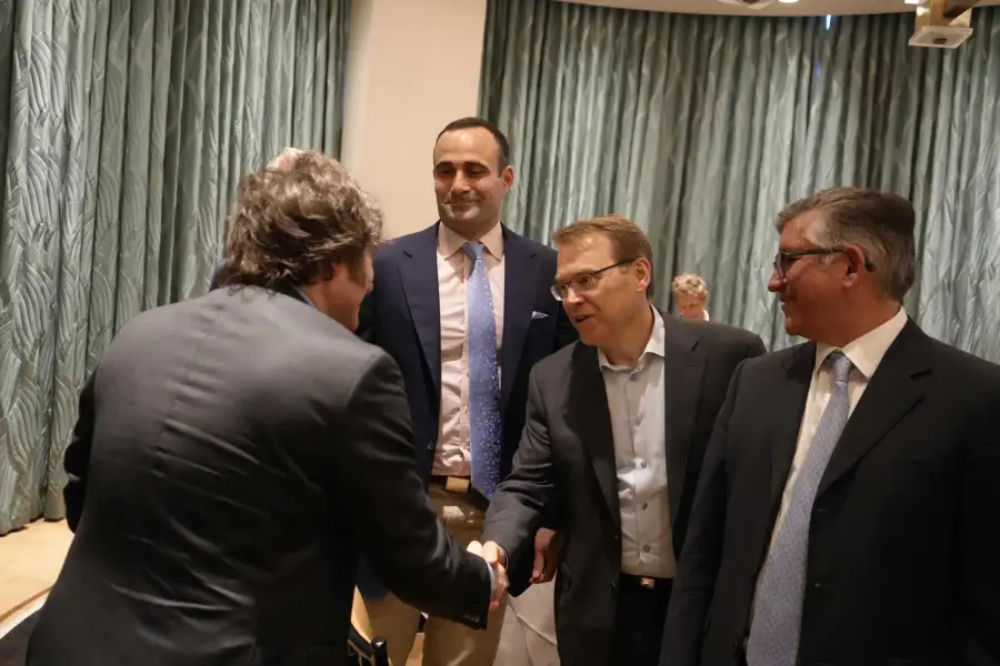 El encuentro del presidente Milei en Los Ángeles con empresarios 2