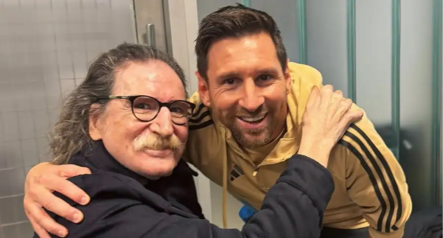 Lionel Messi y Charly García