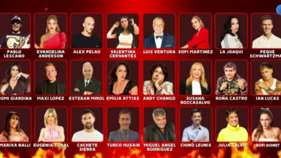 Los 24 participantes de Masterchef Celebrity
