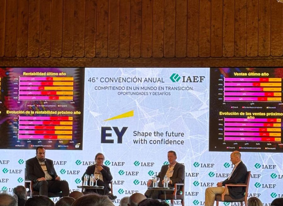 Presentación encuesta EY en el IAEF 2025. 