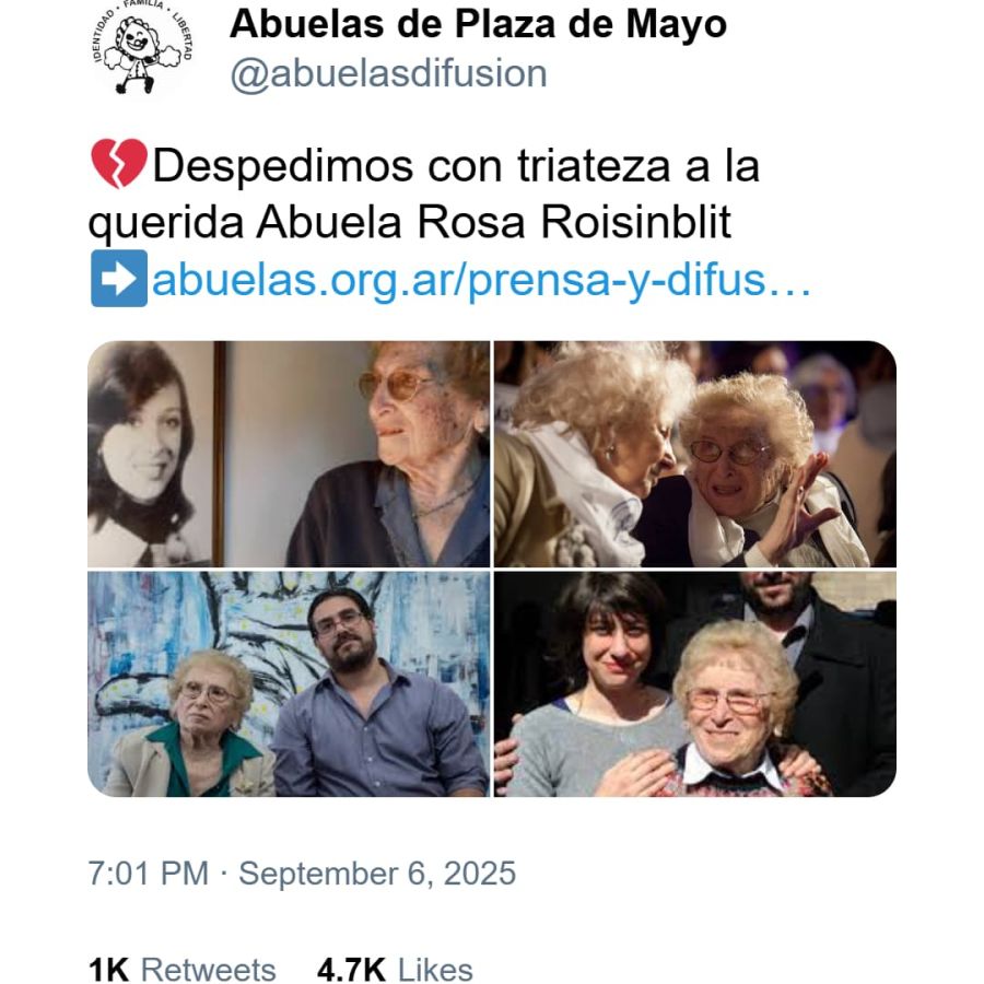 Despedida de Rosa Roisinblit 2