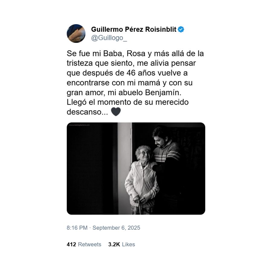 Despedida de Rosa Roisinblit