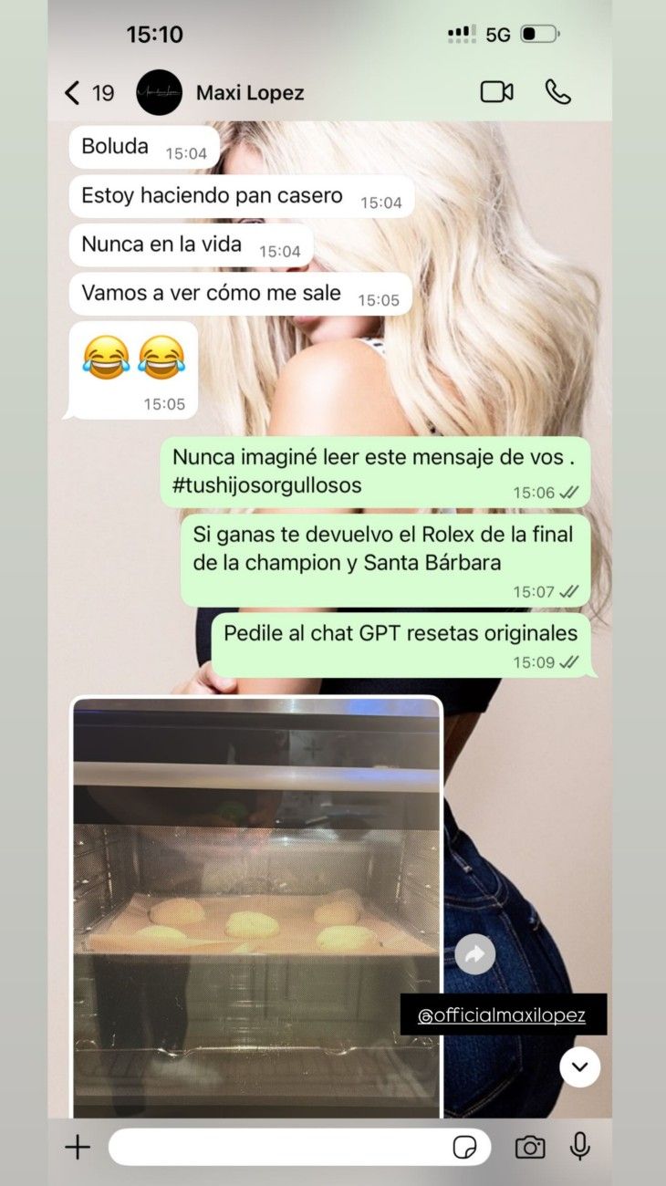 El intercambio de Wanda Nara y Maxi López
