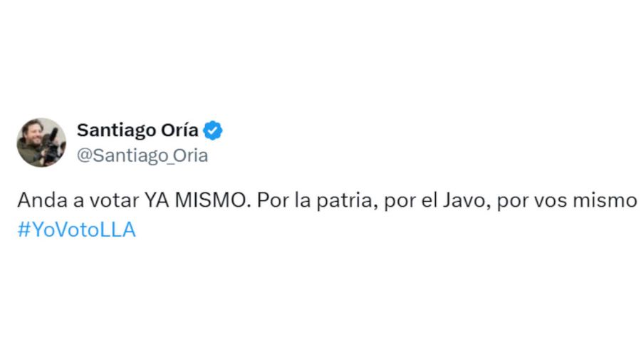 Santiago Oría X 20250907