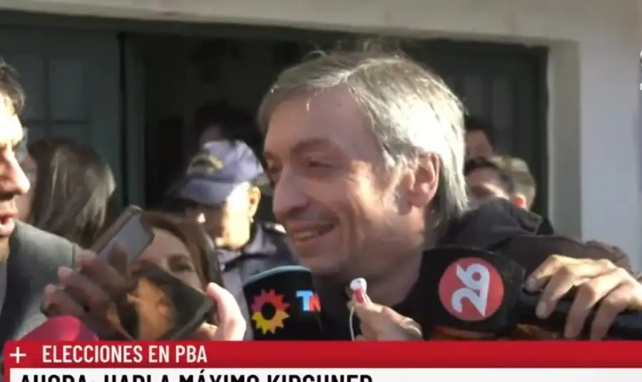 Votó Máximo Kirchner