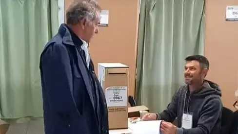 Votó Scioli
